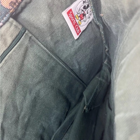 Disney Vintage Mickey Mouse Minnie Mouse Pluto Green Golf Tote - Picture 3 of 6